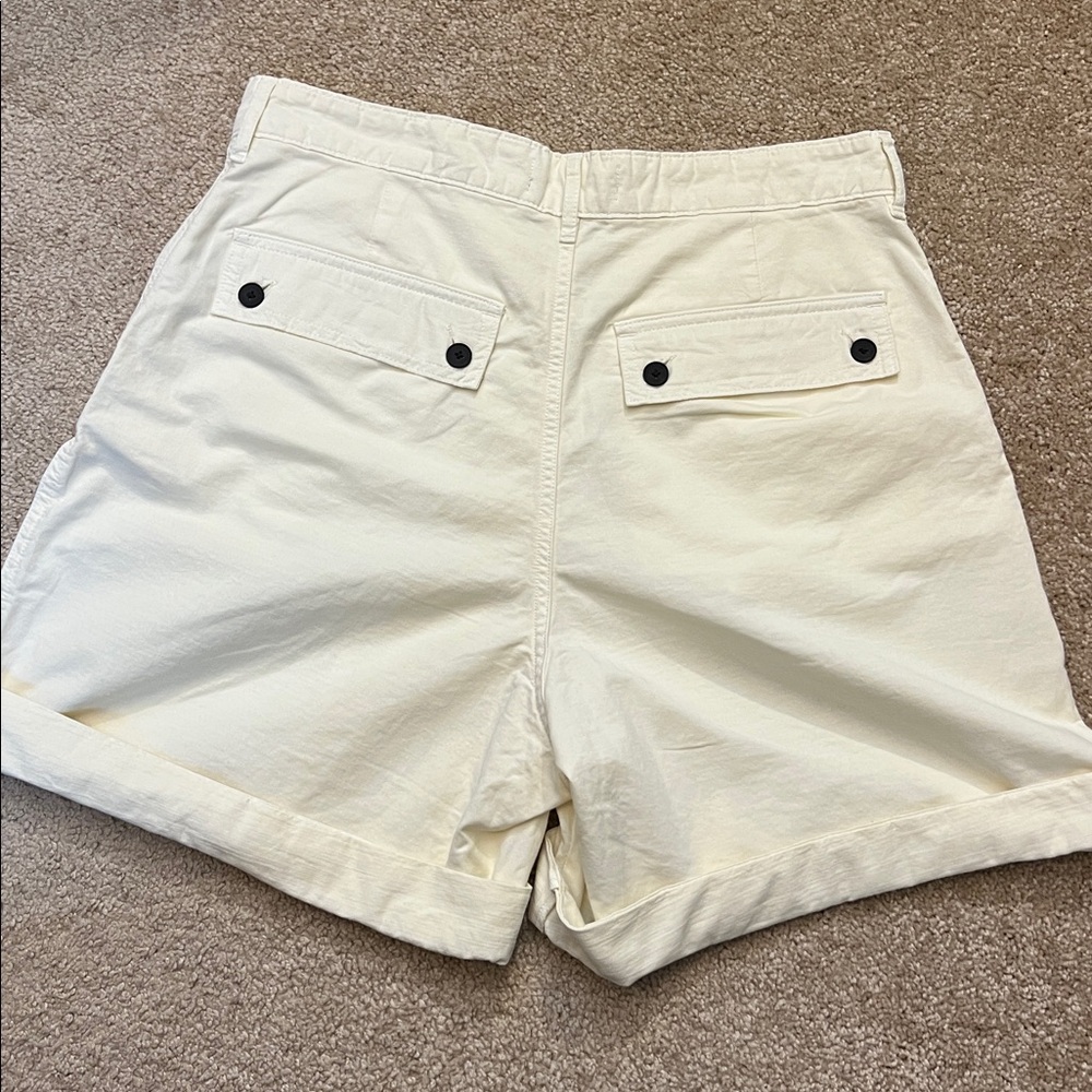 Everlane Tourist Shorts Bone Cream Women's NEW Size 10 - Picture 8 of 9